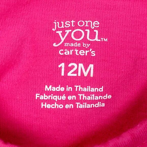 Just One You by Carter's Pink Romper 12‎ months - Picture 5 of 8
